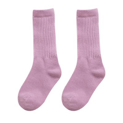 China Factory Price Antibacterial High Density Customizable Comfortable Comfortable Hand Feel Softer High Quality 100%cotton Baby Socks for sale