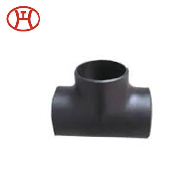 China alloy steel ASTM A860 WPHY52 tee asme b16.9 BW fittings straight equal for sale