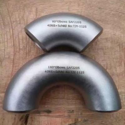 China Gas /oil Pipeline ASTM B366 UNS N10276 N08825 N02200 N02201 180deg ELBOW ASME B16.9 for sale