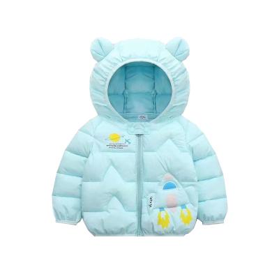 China Unisex Autumn Girls Jackets For Baby Girls Cartoon Down Set Baby Kids Warm Jacket Coats Kids Hooded Jacket Outerwear for sale