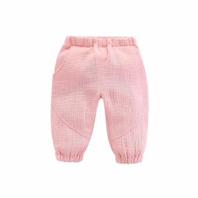 China New Summer Chiffon Baby Clothing Kids Harem Style Pants Children Outdoor Pants for sale