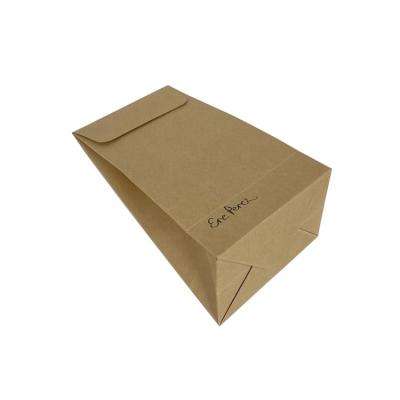 China Recycled Materials Free Design With Your Own Logo Custom Biodegradable Food Storage Brown Kraft Paper Bags for sale