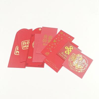 China Chinese Lucky Red Gift Envelope New Year Package Money Card Envelope For Gift for sale