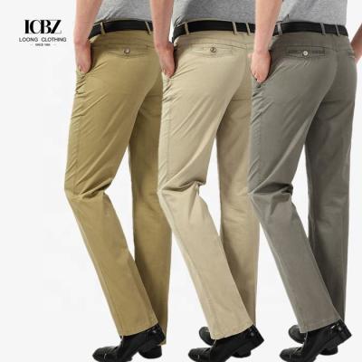 China Cargo Pants for Men 2022 Spring and Summer Thin High Waist Straight Dad Dress Pant for sale