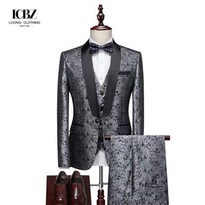 China Boys Formal Wear Jacket in Formal Three Piece Suit with Woolen Cloth Fabric and V-Neck for sale