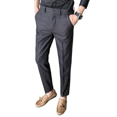 China Formal Wedding Wear Men's Suit Pants Blazer Dress Pants with Slim Fit and Zipper Fly for sale