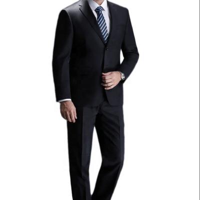 China Anti-Static Black Suit for Work Professional Slim Stylish Clothing Business Suits for sale