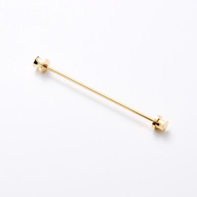 China Average Yellow Custom Metal Accessories Collar Pin for Luxury Men's Suit Collection for sale