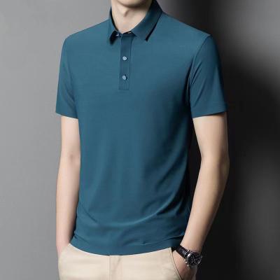 China Camisas de polo de algodão bordadas para homens perfeitas para negócios e roupas de golfe à venda