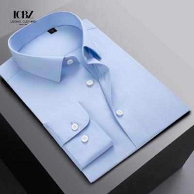 China Metal Ball Collar Green Western Party Hoffman Men Dress Shirt Suit Cotton for Men for sale