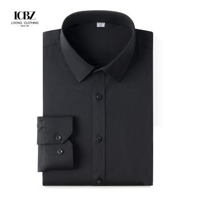 China Anti-wrinkle 100S Men's Oversized Convertible Cuff Length Dress Shirts in 100% Cotton for sale