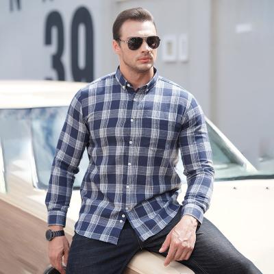 China Breathable Poplin Fabric 2022 Fashion Men's Long Sleeve T-Shirts for Autumn Plus Size for sale