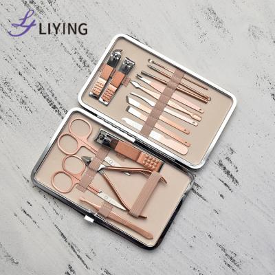 China Professional Nail Clippers Kit Pedicure Care Manicure Set Tools Manicure And Pedicure Stainless Steel Women Set MS-C2589-18P for sale