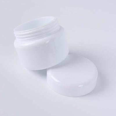 China Hot Selling Small And Cute Reusable Black Eco-friendly Cosmetic Jar Plastic Cream Bottles And Jars PETG Plastic Cream Jar for sale