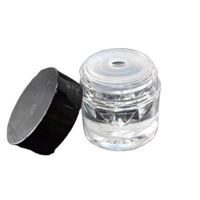 China Small and cute 2 oz 4 oz 8 oz plastic jars PET straight sided jars with lined plastic jar lids black smooth lined caps 12 oz 16 oz for cbd for sale