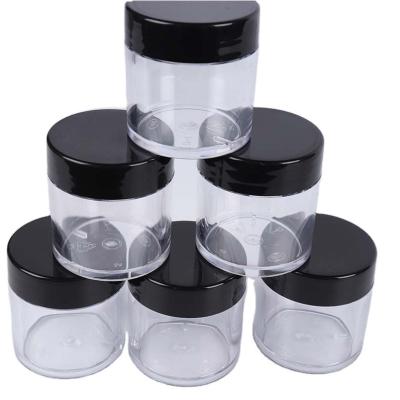 China Small And Cute Best Selling Empty Plastic Cosmetic Container Jar Wide Mouth Jar for sale