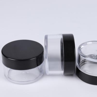 China OEM 5g 15g 20g 30g 50g Beauty Makeup Jar Plastic Jar Cream Jar Container Body Facial Face Cream Lip Scrub Containers for sale