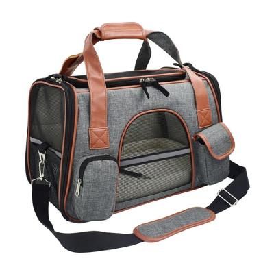 China Portable Pet Viable Package Pet Carrier Bag Puppy Travel Dog Shoulder Bag Pet Handbag for sale