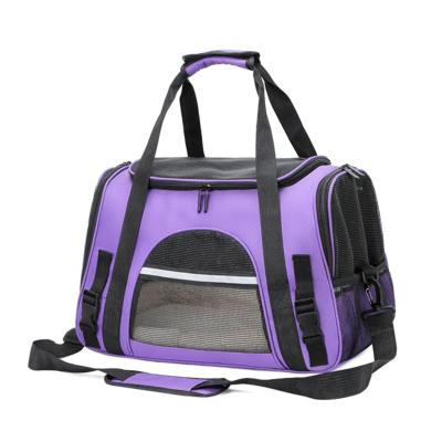 China Cat Carriers Dog Carrier Stocked Pet Carrier , Airline Approved Soft-sided Pet Travel Carry Bag for sale