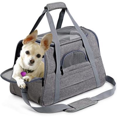 China Portable Backpack Cat Carrier Bag Transport Carrying Breathable Viable Dog Pet for sale