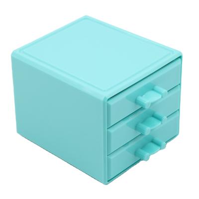 China Viable Cosmetic Organizer Cosmetics Makeup Organizer Box Plastic Jewel Case Bathroom Storage for sale