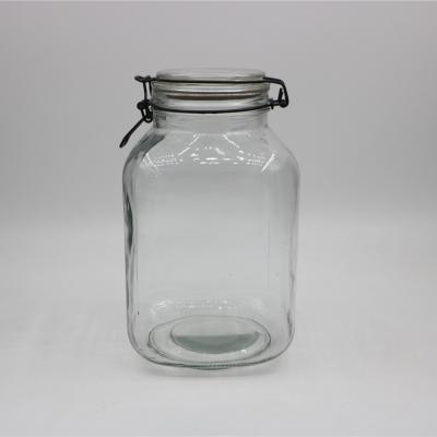 China Large and medium small viable glass storage jar for sale