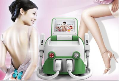 China Portable ipl and shr machine for hair removal and skin rejuvenation with 2 treatment heads for sale