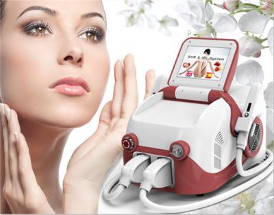 China Portable ipl and shr machine for hair removal and skin rejuvenation with 2 treatment heads for sale