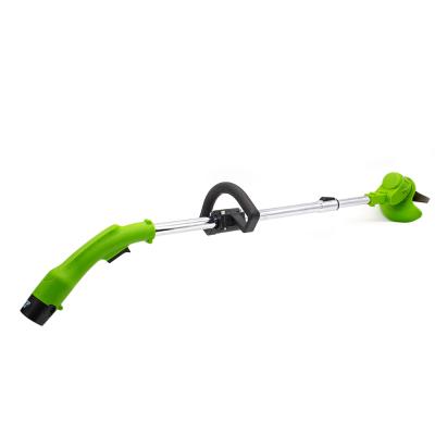 China FEIHU Anti-skid Electric Mini Grass Trimmer Garden Grass Cordless Brush Cutter With Metal Blade for sale