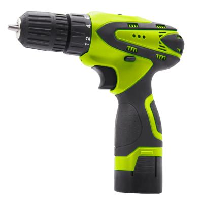 China Cordless Electric Power Home Drill: 12V Impact Drill Driver Set with 2 Variable Speed ​​3/8