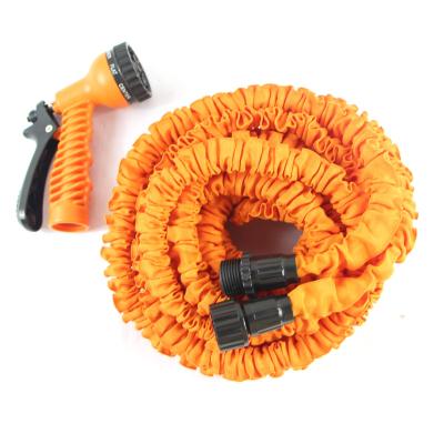 China 100FT Adjustable Expanding Garden Water Hose With 7 Function Expandable Magic Spray Gun Hose Anti-Leak Light Weight Easy for sale