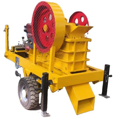 China Jaw Crusher Basalt Jaw Mineral Mobile Small Diesel Stone Crusher Crushing Machine Price For Sale for sale