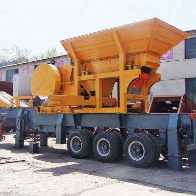 China Hard Rock Crushing China Factory Price Mobile Crusher Rock Stone Ore Building Construction Building Waste Crusher Machine for sale