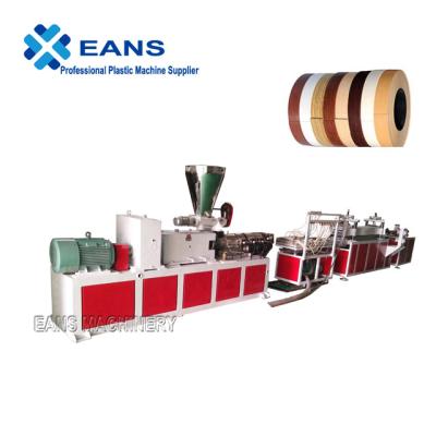 China High Glossy Plates PVC Edging Extrusion Machine for sale