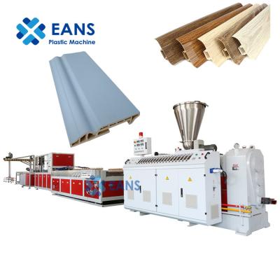 China Plastic Sheet UPVC WPC PVC Curling Board Strip Corners Tiles Making Machine / Extrusion Production Line for sale