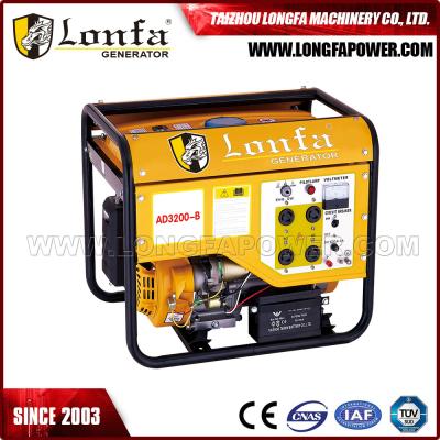 China CHINA 6.5 HP 2.5 KW Home Gasoline Generator Set, Generator 168F-1, 220V Portable Gasoline Generator LF3200-D for sale