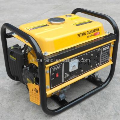 China China Mini Four Stroke 900 1000 Watt Gasoline Generator LF1500 for sale