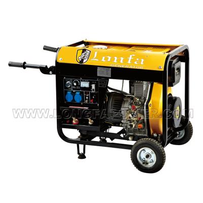 China Copper /Aluminum is optional 3.5kva 3000W open type portable diesel generator with CE for sale