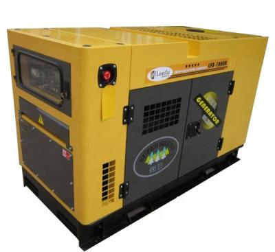 China LONFA 18kVA 20kVA LF10000 Super Silent Water Cooled Three Phase Diesel Generator Set for sale