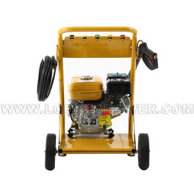 China ELEMAX Sudsing / Foaming Machines 7.0HP Power 10LPM Flow 180Bar High Pressure Washer With High Pressure Hose for sale