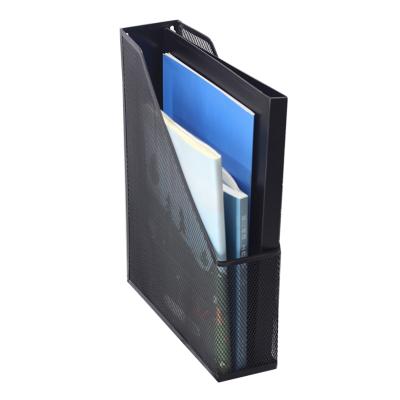 China Mesh Steel Magazine Organizer File Desktop Holder, Office Document Holder Desk Accessories for sale