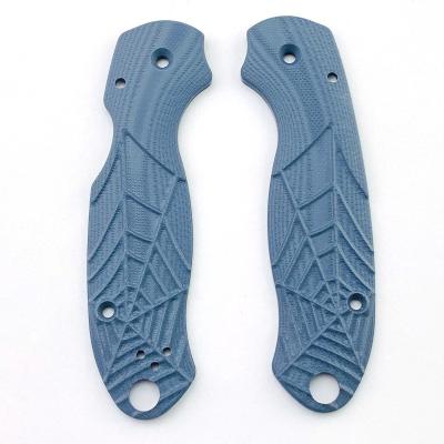 China Custom G10 Grips for Spyderco Para 3 Spyderco Handles Accessories Pm3 Knife Handles Para 3 for sale