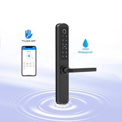 China Hotel Apartments Office Security Home Doors Locks Waterproof Electronic Smart Digital Door Lock Fingerprint ttlock APP for sale