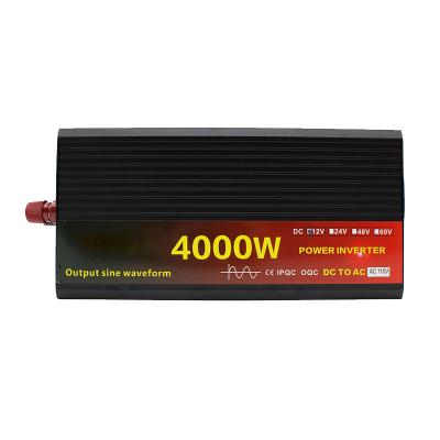 China Battery Inverter Car Inverter DC 12v 24v 48v to AC 110v 120v 220v 2000w 3000W 4000w 5000W 6000W Pure Sine Wave Power Inverter 400*220*140mm for sale