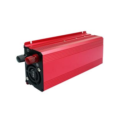 China Aluminum-magnesium alloy shell pure sine wave power inverter 12V 24V 48V to 110V 220V DC to AC solar inverter for sale