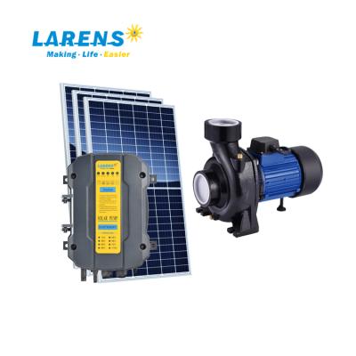 China Agriculture Irrigation LARENS Outdoor Large Flow Solar DC Water Pump For Agriculture Irrigation for sale