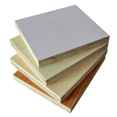 China Cheap Both Sides Moisture Proof White Melamine Faced Poplar Plywood For Making Furniture for sale