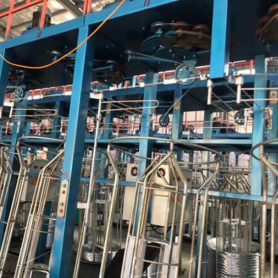 China Building Material Shops Small Factory Hot Dipped Galvanized Wire Production Line for sale