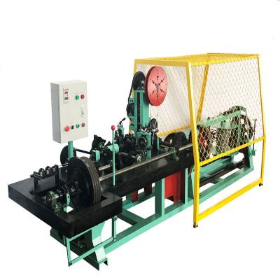 China Shield Fence High Production Automatic Full Barbed Wire Making Machine for sale