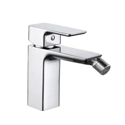 China Modern Single Faucet Bathroom Bidet Toilet Brass Plating Hot Cold Water Hot Water Sink With Soft Water for sale